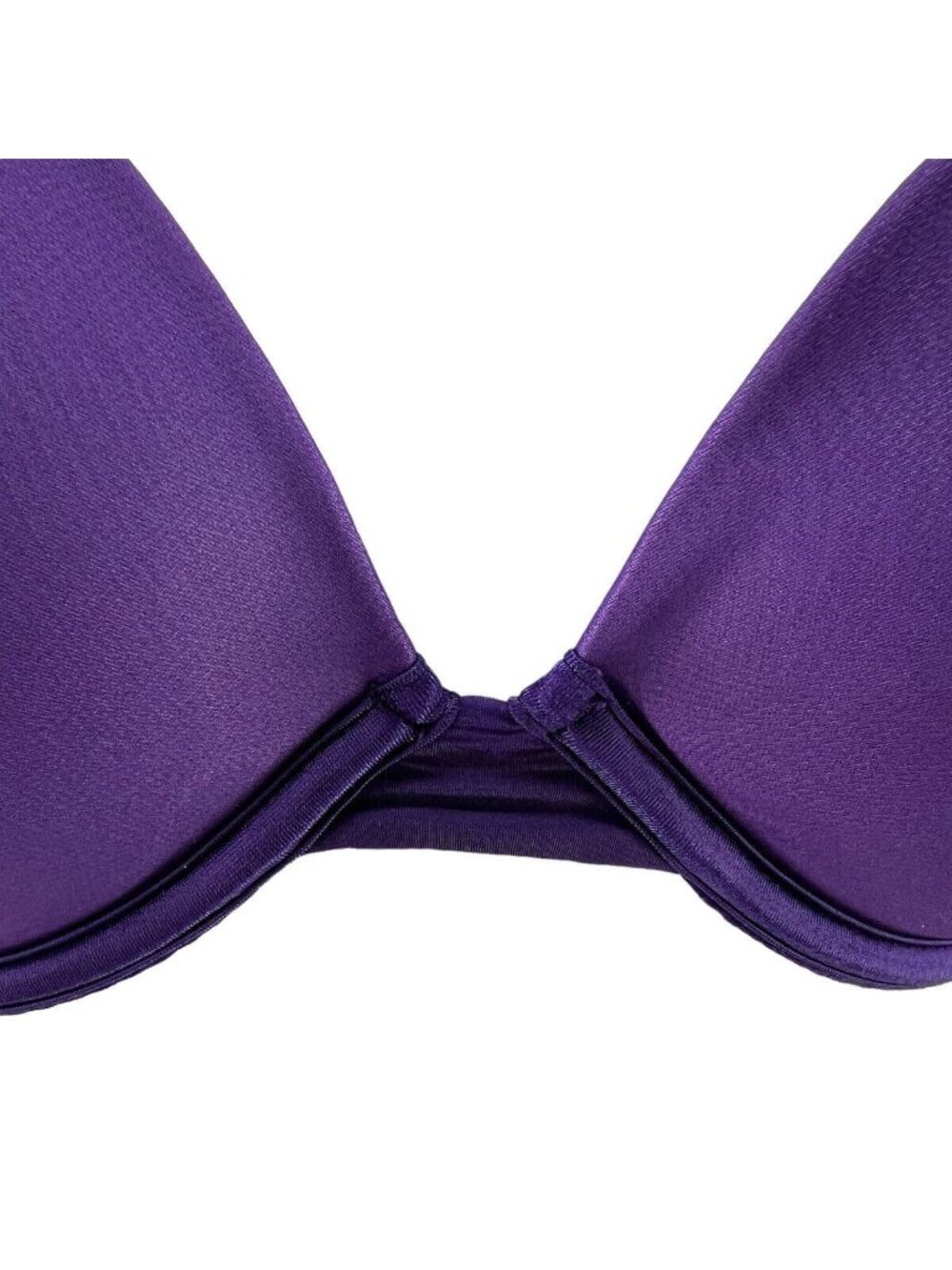 Maidenform 34D Underwire Contour Bra T-Shirt Purple Soft Cup EUC RN 27701 - Picture 5 of 13